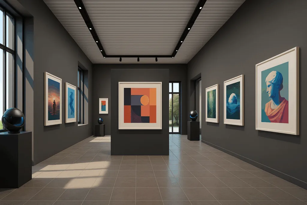 Galeri & Seni Digital Imersif (VR/Virtual Gallery)