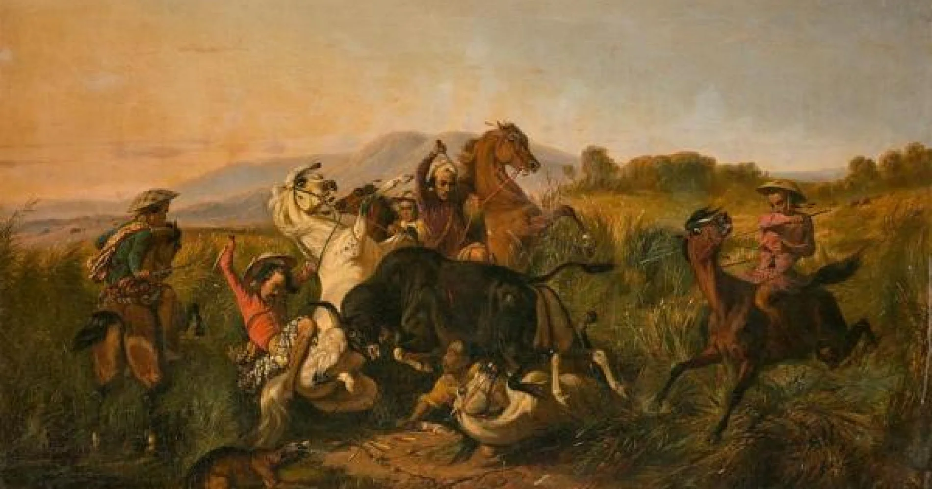 Berburu Banteng Raden Saleh